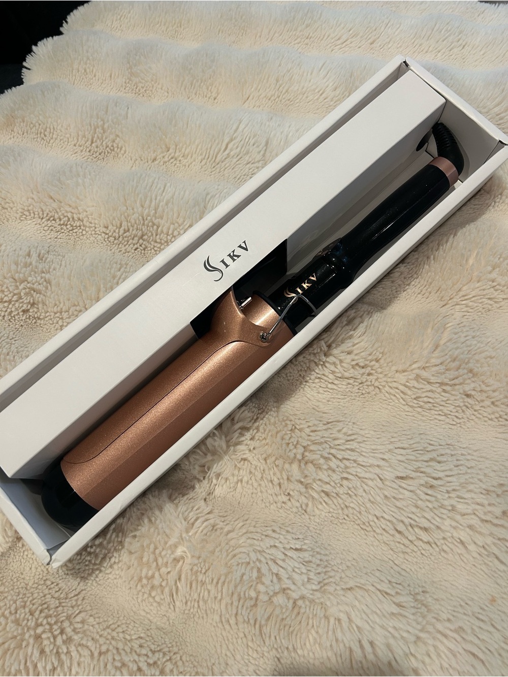 New 2” ceramic curling iron  in box